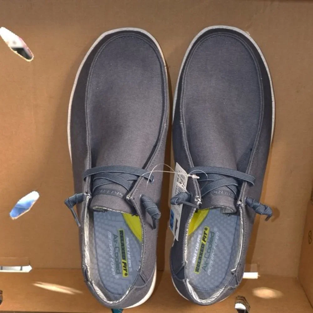 Blue Skechers Melson-Chad Slip-On‎ Sneakers